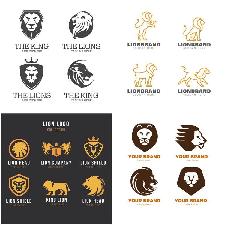 狮子logo设计(狮子logo含义)