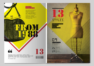 杂志封面排版设计(杂志封面版式设计模板)