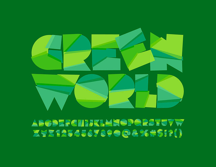 生态字体设计(生态环境字体设计)